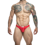 Justin+Simon Classic Tanga Red L