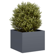 Sadilica antracit 40x40x30 cm od celika