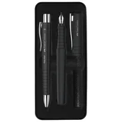 GARNITURA OLOVKA KEMIJSKA PLUS NALIVPERO POLY U MET.KUT. FABER CASTELL 241050 CRNA