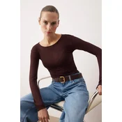 Trendyol Majica rjava