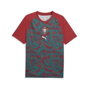 PUMA Portugal Warmup Jersey Men, Football, Club Red/Green Lagoon, M
