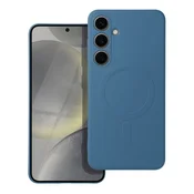 OEM SILICONE MAG COVER ovitek, združljiv z MagSafe, za SAMSUNG A56, modre barve