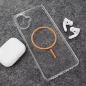 Maska Mag Case Clear Slim za Samsung A07/ A075F narandzasta