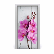 tulup.si Nalepka na vratih Roza orhideje 95x205 cm