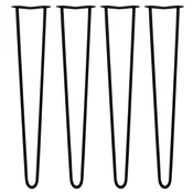 MONSTER 4 x 28 sponke za lase - 2 kraka - 12 mm - črne, (5000151852)