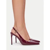 Nine West Čevlji z visoko peto EO-TS6384-01 Bordo rdeča