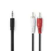 Audio Kabel | 3.5 mm M – 2x RCA M | 5.0 m | Box Pack | NEDIS