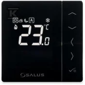 slomart Žični termostat SALUS VS35B programabilni, dnevni, vgradni, črn, 230V