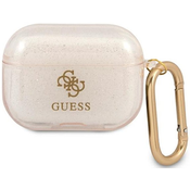 Guess GUAPUCG4GD AirPods Pro cover gold Glitter Collection (GUAPUCG4GD)