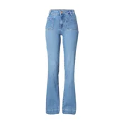 WRANGLER Kavbojke FLARE nebeško modra