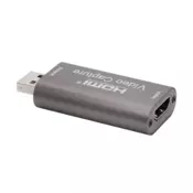 Adapter HDMI AF IN - USB 3.0 AM OUT, video snimac