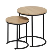 Homestar Stranska mizica ELTO D445xV50cm D345xV40cm