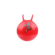 Merco lopta za skakanje Hom Jump s ruckom, crvena, 55 cm