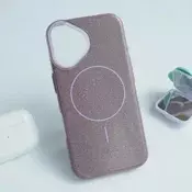 Maska Mag Case Fashion Glitter za iPhone 16 ljubicasta