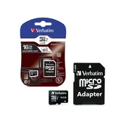 VERBATIM Verbatim microSDHC-kartica 16GB VERBATIM 44082, (20685951)