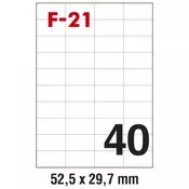 Etikete ILK 52,5x29,7mm pk100L Fornax F-21