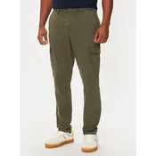 Tommy Jeans Hlače iz tkanine Austin DM0DM20750 Zelena Slim Fit