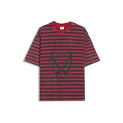 Bershka Majica SPIDERMAN rdeča/črna