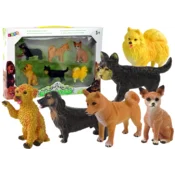 slomart Set 6 Figuric Psov LEAN TOYS: Različne Pasme