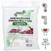 Garden Line AGROTEKSTILIJA 1,6 x 10 M ZIMSKA/JESENSKA BELE BARVE 30g *2111
