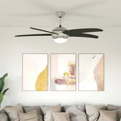 vidaXL Stropni ventilator s svetilko in daljinskim upravljalnikom