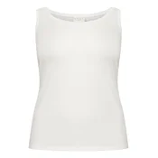 KAFFE CURVE Bluza naravno bela