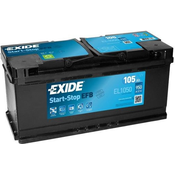 AKUMULATOR EXIDE 105AH D+ 950A EK1050