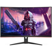 AOC CQ32G2SE/BK LED 32 gaming curved 165Hz QHD, Black-Red, monitor