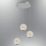 CREMONA LED Visilna Luč 3xLED/5W/230V 3000K Matt Chrome