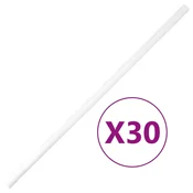 Vidaxl Kabelska cev s sponkami O25 mm 30 m PVC