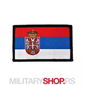 Amblem Zastava Srbije U Boji Digitalni Vez