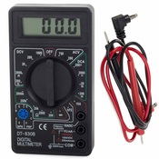 Silver LCD digitalni elektronski tokovni multimeter