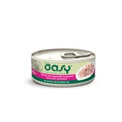 Oasy Natural Range adult tuna in bela riba v želeju, konzerva 24 x 150 g