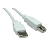 Value Kabel USB 2.0 A-B 4,5 m, bel/siv