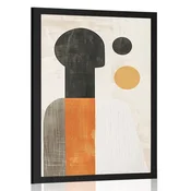 Plakat japandi umetniška abstrakcija - 20x30 silver