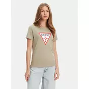 GUESS JEANS GREEN WOMEN'S SHORT SLEEVE T-SHIRT