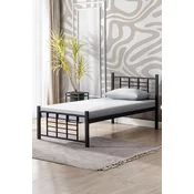 Woody Fashion Single Bedstead K01 - Black (90 x 190)