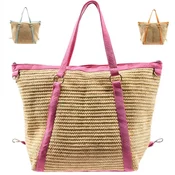Mhome Torba za na plažo Beach 51x17x35cm / več barv / papir, bombaž