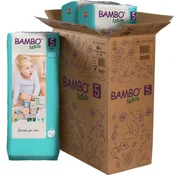 Bambo Nature Box Mesečno pakovanje pelena 5 (12-18 kg), 132 komada