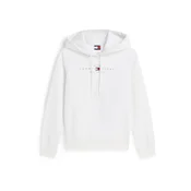 Tommy Jeans Majica Logo Boxy  rdeča / črna / bela