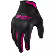Motokros rukavice Shot Drift Onyx roze