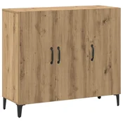 Vidaxl Komoda artisan hrast 90x34x80 cm inženirski les