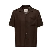 Only & Sons Srajca ONSLaurence  temno rjava