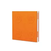 LEGO bilježnica s gel olovkom u obliku spojnice, narancasta