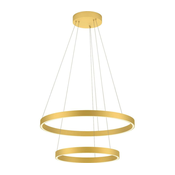 Redo 01-2889 - LED prigušiva luster na sajli FEBE LED/62W/230V zlatna