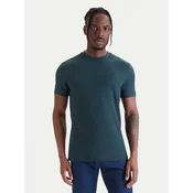 Calvin Klein Jeans Majica Micro Waffle LV04RF206G Zelena Slim Fit