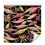 Tapeta z gozdnimi rastlinami za dnevno sobo in spalnico 50x1000 cm