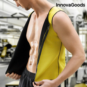 InnovaGoods Moški športni telovnik z učinkom savne za vadbo in hujšanje, velikost XL