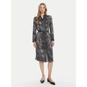 Calvin Klein Srajčna obleka LV044C060G Mornarsko modra Regular Fit