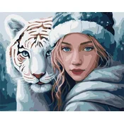 Rayher. Slikanje po številkah, Winter warmth, 40x50 cm